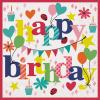 STEWO Servietten 33x33cm 2572725420 Happy Birthday 20 Stück