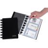 ADOC Sichtbuch Card-Ex A5 9287.750 schwarz, 800my 12 Taschen