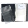 EXACOMPTA Visitenkarten-Buch 145x220mm 75034E schwarz 120 Karten