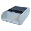 HELIT Visitenkarten-Box H6218098 schwarz/grau 67x136x240mm
