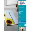 AVERY ZWECKFORM Selbstklebende Folie A4 2501 0.17mm Inkjet 50 Blatt