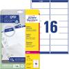 AVERY ZWECKFORM Adressetiketten 99,1x33,9mm L7162-40 weiss 640 Stk./40 Blatt