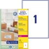 AVERY ZWECKFORM Adressetiketten 199,6x289,1mm LR7167100 recycling 100 Stück