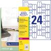 AVERY ZWECKFORM Etiketten 60x40mm L7950-20 Kabel, perm. 480 Stück