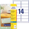 AVERY ZWECKFORM Etiketten 99,1x38,1mm J8563-25 transparent 350 Stück