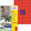 AVERY ZWECKFORM Etiketten 105×37mm 3452 rot 1600 Stück