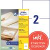 AVERY ZWECKFORM Etiketten 210x148mm LR3655 recycling 200 Stück