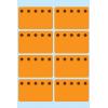 HERMA Tiefkühletiketten 26x40mm 3774 orange 48 Stück