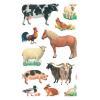 Z-DESIGN Sticker Kids 53720 Bauernhoftiere 2 Stück