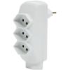 STEFFEN Abzweigstecker 1499725 weiss 4 Stecker