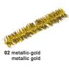URSUS Pfeifenputzer 9mmx50cm 6530002 metallic-gold 10 Stück