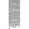 URSUS Hologramm Sticker 59220013 Buchstaben, rot