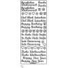 URSUS Kreativ Sticker 59110001 Div. Glückwünsche silber