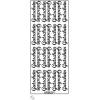 URSUS Kreativ Sticker 59110005 Gutschein silber