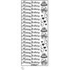 URSUS Kreativ Sticker 59110011 Happy Birthday silber