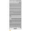 URSUS Kreativ Sticker 59100015 Zahlen gold