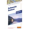 HALLWAG Panoramakarte 382831055 Schweiz