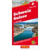HALLWAG Strassenkarte 978-3-8283-1 Schweiz 1:303 000