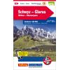 KÜMMERLY+FREY Velokarte 259024126 Schwyz-Glarus-Klausen 1:60'000