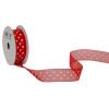 SPYK Band Cubino Dots 1748.1564 15mmx4m rot-weiss