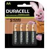 DURACELL Recharge Ultra PreCharged DX1500 AA,HR6,2400mAh,1.2V 4 Stück