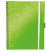 LEITZ Spiralbuch WOW PP A4 4645-00-54 grün 80 Blatt
