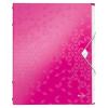 LEITZ Ordnungsmappe WOW PP A4 46330023 pink 6-teilig