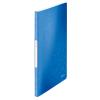 LEITZ Sichtbuch WOW PP A4 46310036 blau 20 Taschen