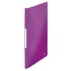 LEITZ Sichtbuch WOW PP A4 46310062 violett 20 Taschen