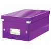 LEITZ Click&Store WOW DVD-Ablagebox 60420062 violett 206x147x352mm