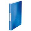LEITZ Ringbuch WOW PP A4 42580036 blau 25mm