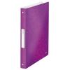 LEITZ Ringbuch WOW PP A4 42580062 violett 25mm