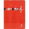 CLAIREFONTAINE Musikheft 17x22cm 3798 5mm, kariert 28 Blatt