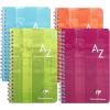CLAIREFONTAINE Spiralheft ass. 11x17cm 68699 5mm, A-Z 50 Blatt