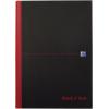 OXFORD Buch Black 'n Red A4 400047606 liniert, 90g 96 Blatt