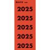 LEITZ Jahreszahl Etiketten 2025 1425-00-25 rot 100 Stück