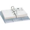 BIELLA Sockel zu Umlegeblock 88070503U Polystyrol transp. 18.5x16cm