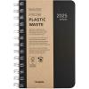 BREPOLS Agenda Building Polyprop 2026 0.414.4910 1T/1S schwarz 10.5x17cm