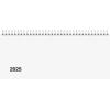 BRUNNEN Querterminkalender 2026 1087001006 1W/2S weiss ML 28x12cm
