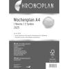 CHRONOPLAN Ersatz Wochenplan 2026 50706Z.26 1W/2S in Spalten A4