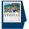 NOVOS Tischkalender Europa 2026 500046 1M/1S dunkelblau ML 11.5x14cm