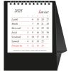 NOVOS Tischkal. Pro Bristol F. 2026 508059 1M/1S schwarz FR 11.5x14cm