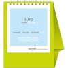 NOVOS Tischkalender Natura 2026 997090 1M/1S hellgrün ML 11.5x14cm