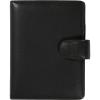 SUCCES Agenda Mini Ringbuch Cadiz 84136502U Leder schwarz 9.5x12.5cm