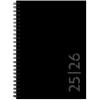 SIMPLEX Schüleragenda Colors 25/26 40140S9.26 1T/1S 12M schwarz ML 12x16.5cm