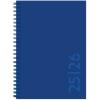 SIMPLEX Schüleragenda Colors 25/26 40133S3.26 1W/2S 17M blau ML 12x16.5cm