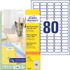 AVERY ZWECKFORM Mini Etiketten weiss L7632-25 2000 Stk./25 Blatt