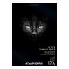 AURORA Zeichenblock 24,5X34,5cm BL3 schwarz, 120g 20 Blatt