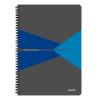 LEITZ Collegeblock Office Card PP A4 46480035 blau liniert