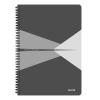 LEITZ Collegeblock Office Card A4 46480085 grau liniert